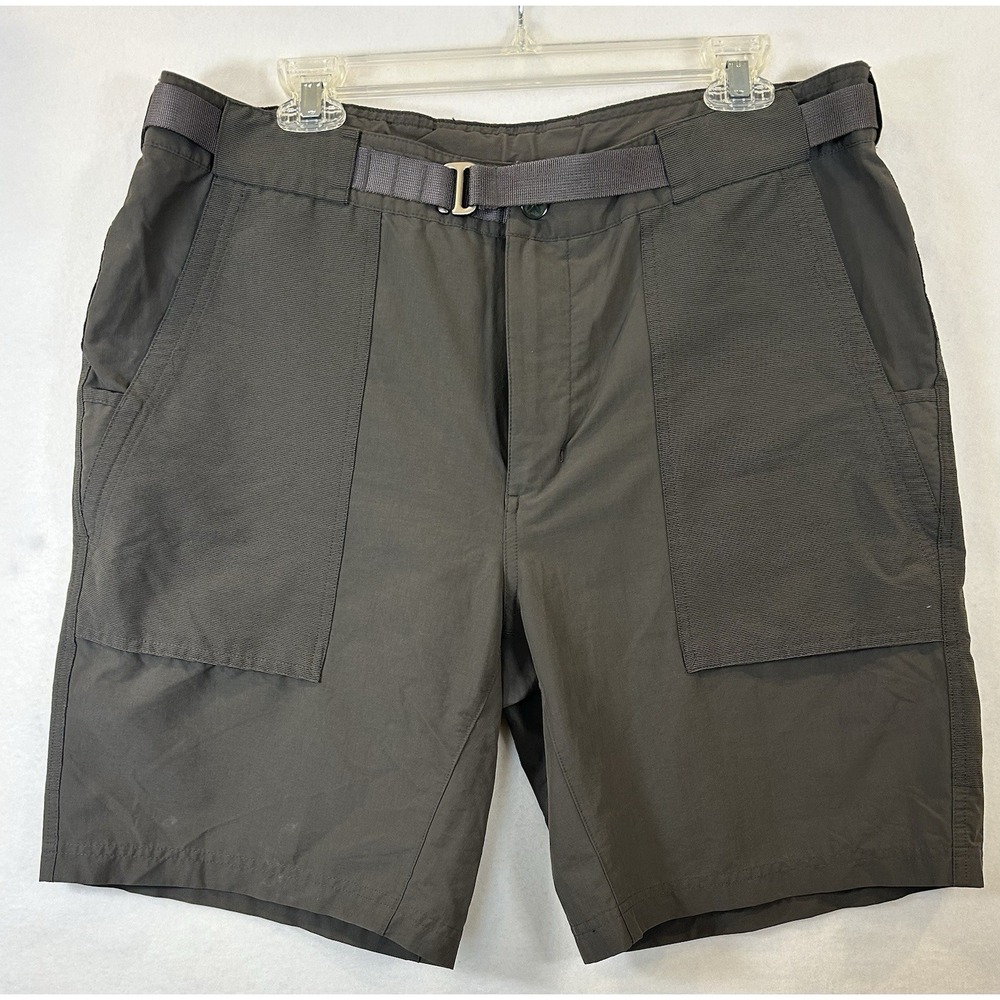 REI Co-Op Shorts Mens‎ 38x9" Gray Cargo Nylon Lightweight Hiking Hybrid Casual